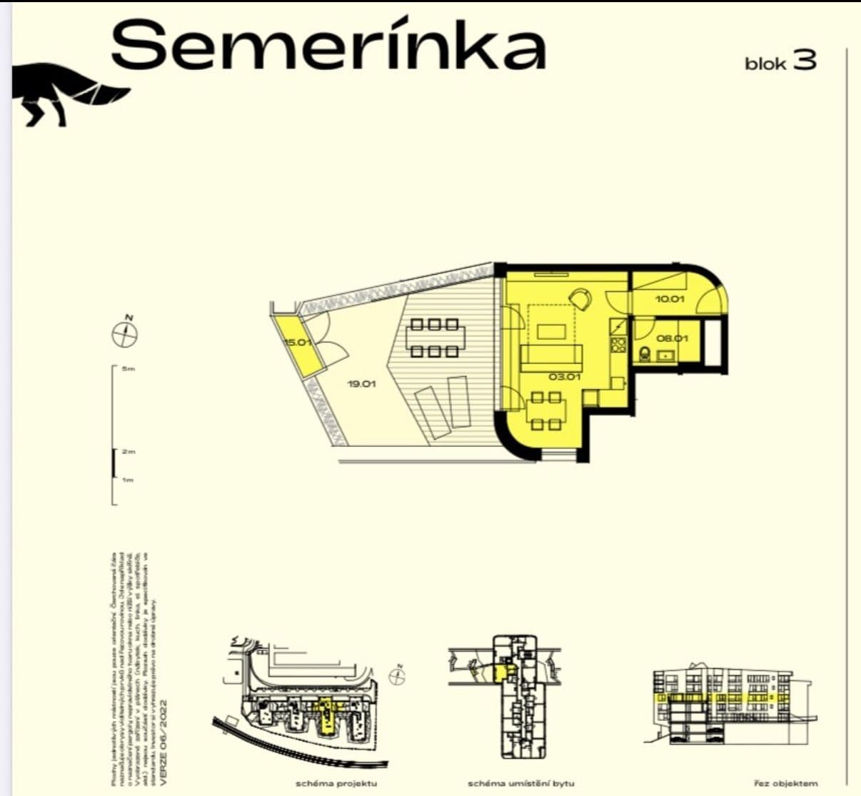 Pronájem bytu 1+kk 35 m², U Komína, Praha, Praha Pronájem bytu 1+kk 35 m², U Komína, Praha, Praha