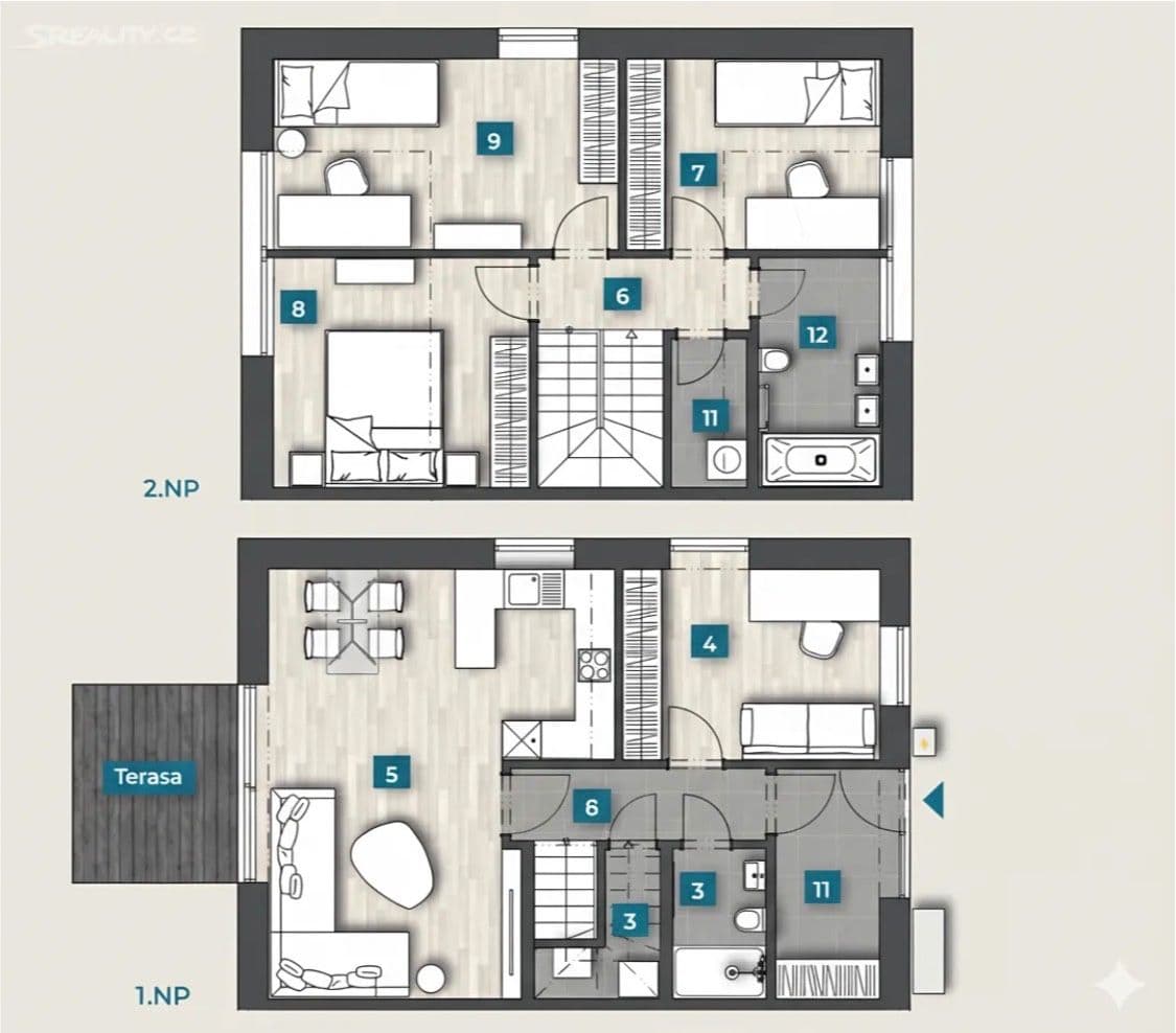 Pronájem domu 113 m², pozemek 136 m², Kutná Hora, Středočeský kraj Pronájem domu 113 m², pozemek 136 m², Kutná Hora, Středočeský kraj