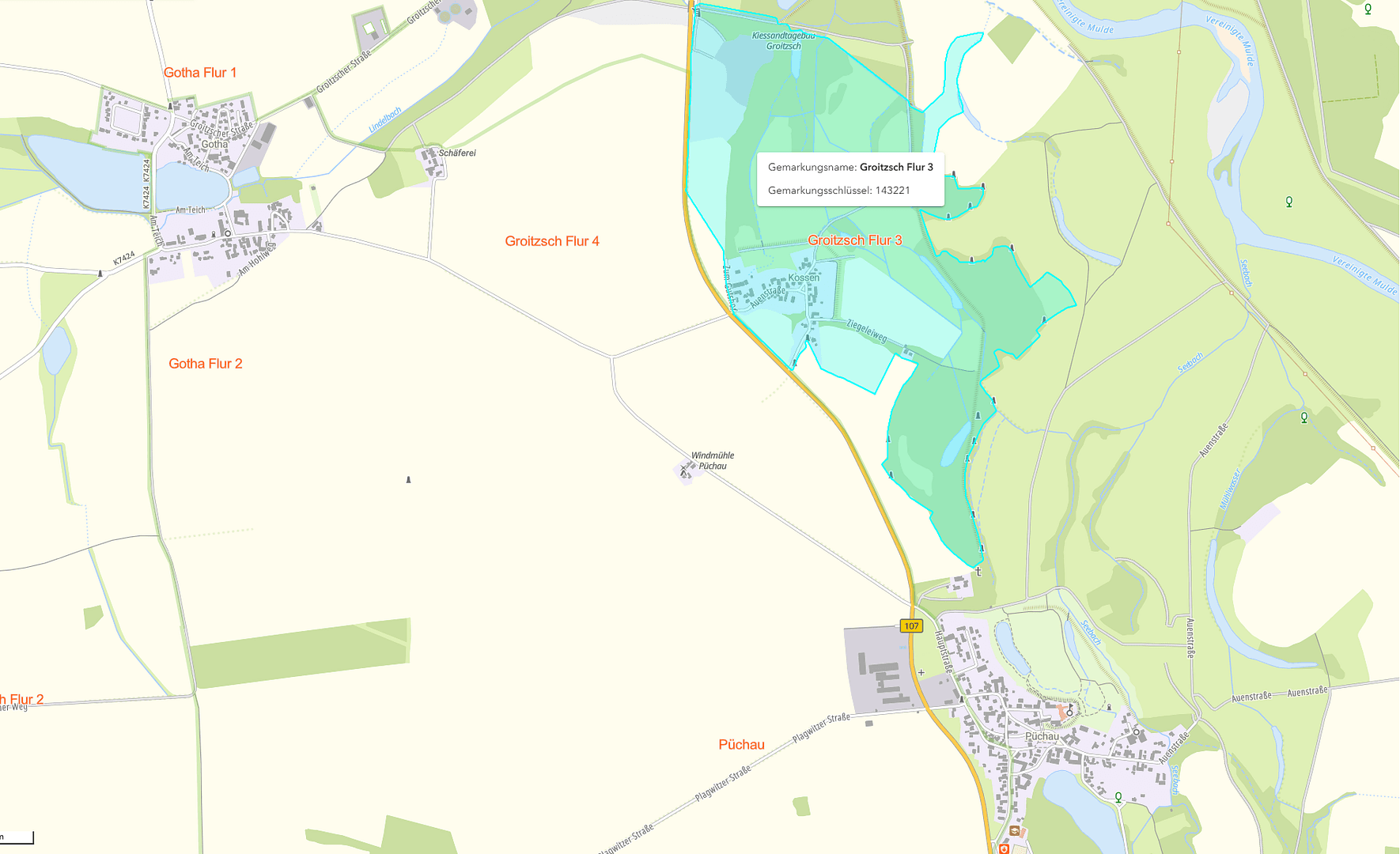 Prodej pozemku 125.660 m², Ziegeleiweg, Jesewitz, Sasko Prodej pozemku 125.660 m², Ziegeleiweg, Jesewitz, Sasko