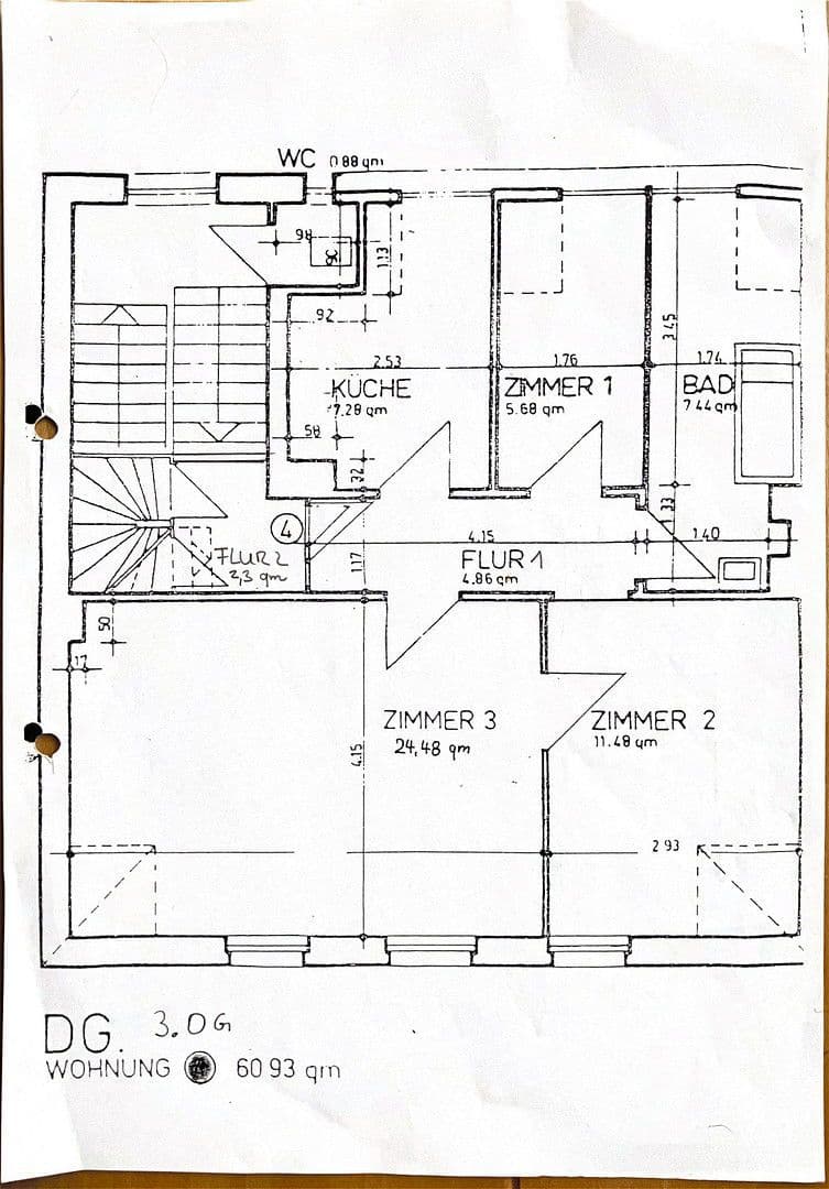 Prodej bytu 3+kk 85 m², Frankfurt-Höchst, Hessen Prodej bytu 3+kk 85 m², Frankfurt-Höchst, Hessen