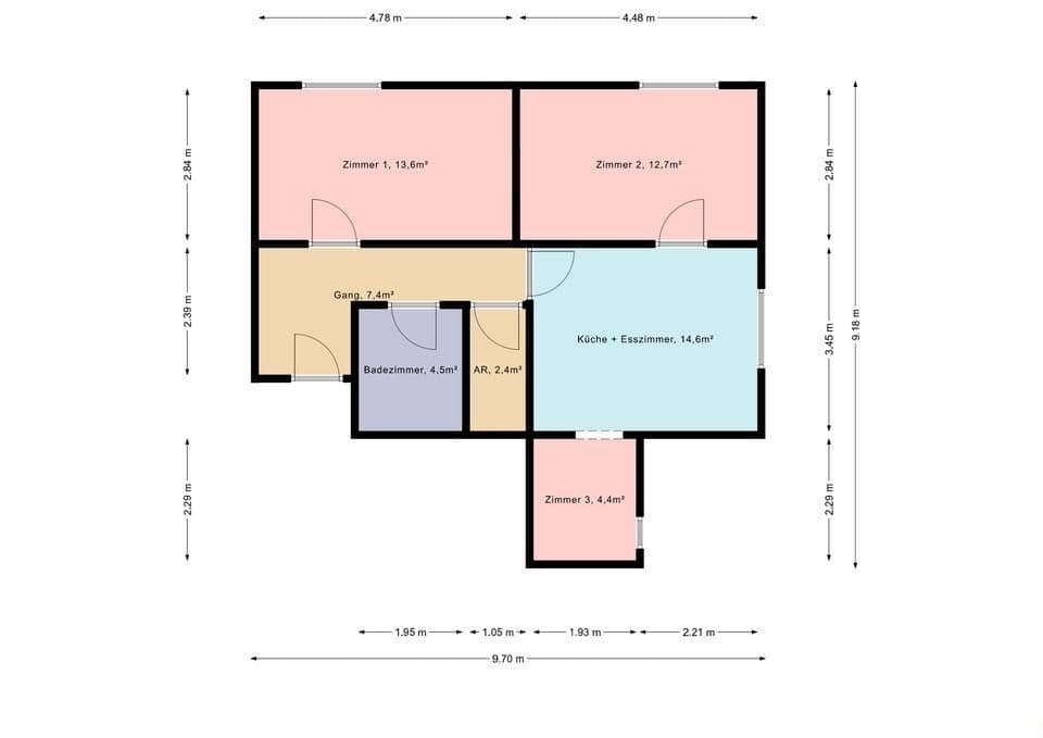 Prodej bytu 3+1 59 m², Egelseestraße 10a, Feldkirch, Vorarlbersko Prodej bytu 3+1 59 m², Egelseestraße 10a, Feldkirch, Vorarlbersko