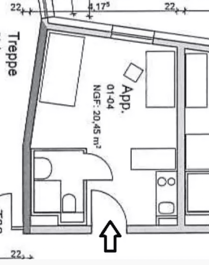 Pronájem bytu 1+1 21 m², Henkestraße 51, Erlangen, Bavorsko Pronájem bytu 1+1 21 m², Henkestraße 51, Erlangen, Bavorsko