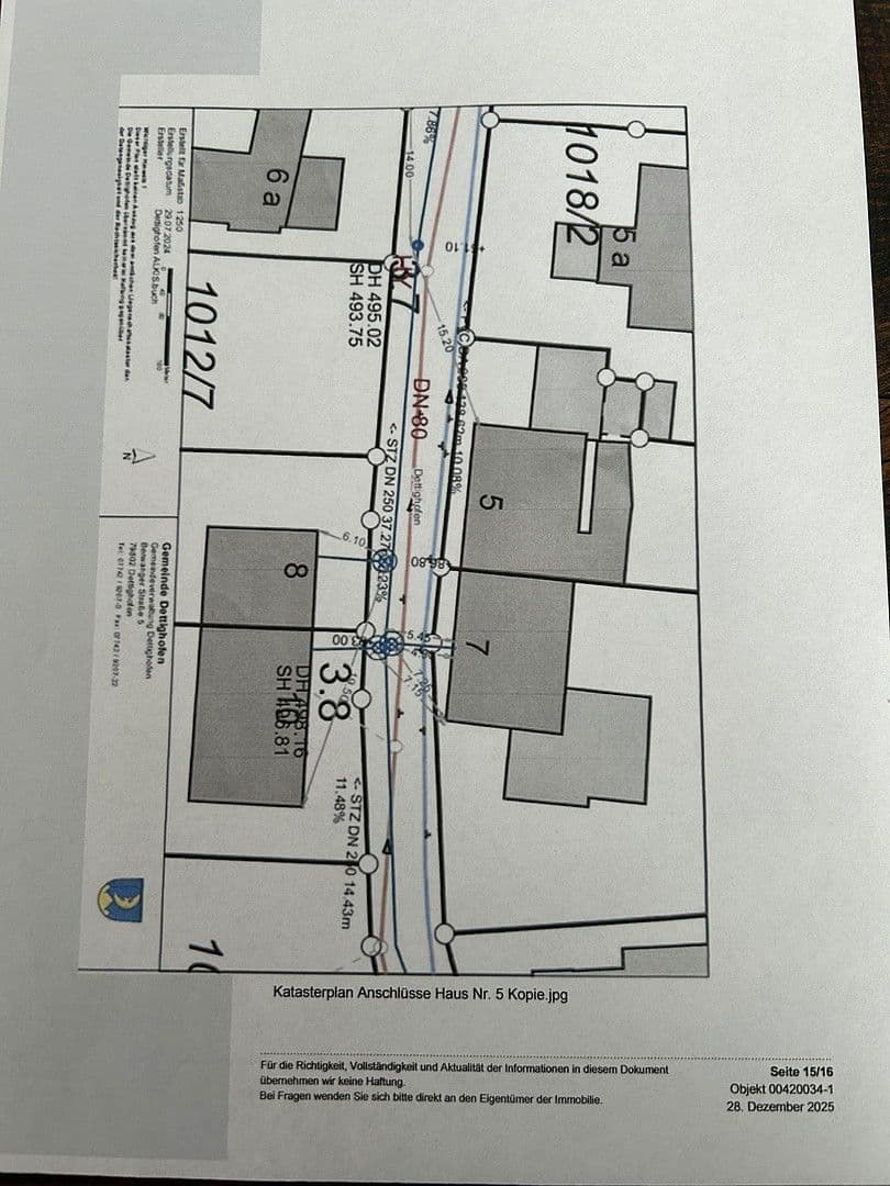 Prodej domu 178 m², pozemek 367 m², Dettighofen, Bádensko-Württembersko Prodej domu 178 m², pozemek 367 m², Dettighofen, Bádensko-Württembersko