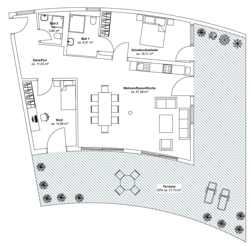 Prodej bytu 3+1 123 m², Waldenbuch, Bádensko-Württembersko Prodej bytu 3+1 123 m², Waldenbuch, Bádensko-Württembersko