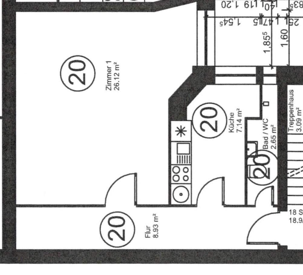 Pronájem bytu 1+1 50 m², Mindener Straße 3, Berlin, Berlín Pronájem bytu 1+1 50 m², Mindener Straße 3, Berlin, Berlín