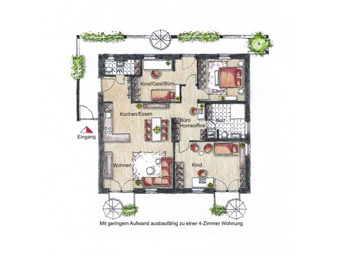 Prodej bytu 2+1 56 m², Freyung, Bavorsko Prodej bytu 2+1 56 m², Freyung, Bavorsko