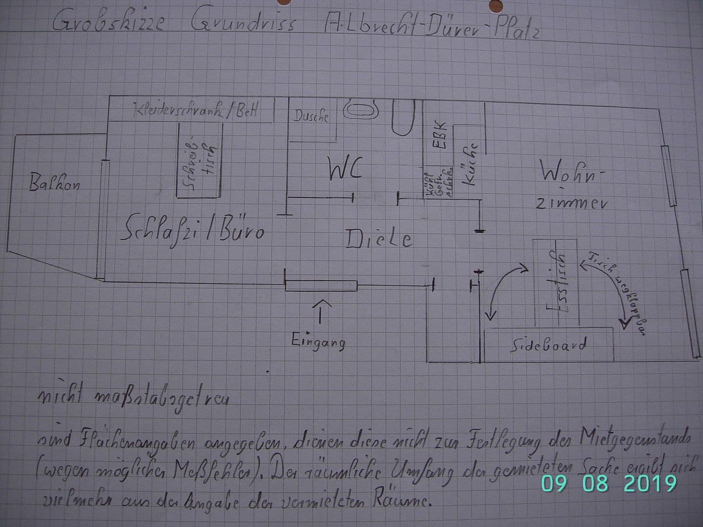 Pronájem bytu 2+1 41 m², Albrecht-Dürer-Platz Nr. 5, Nürnberg, Bavorsko Pronájem bytu 2+1 41 m², Albrecht-Dürer-Platz Nr. 5, Nürnberg, Bavorsko