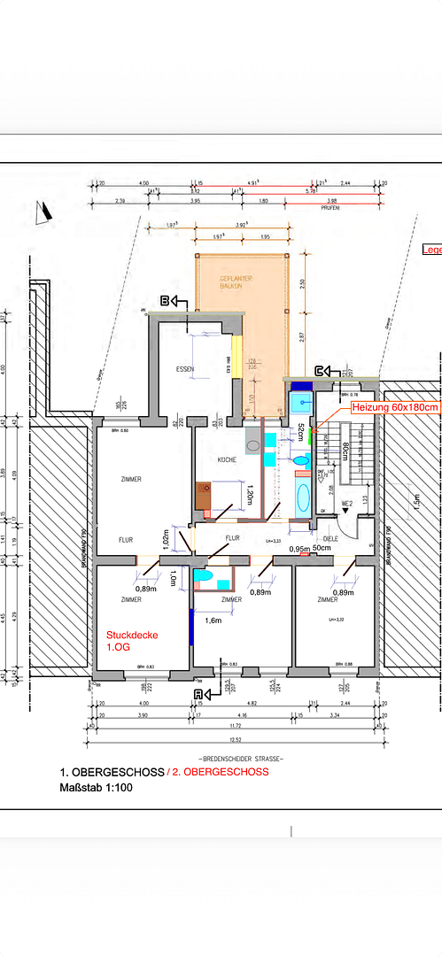 Pronájem bytu 5+1 125 m², Bredenscheider Str. 13, Hattingen, Severní Porýní-Vestfálsko Pronájem bytu 5+1 125 m², Bredenscheider Str. 13, Hattingen, Severní Porýní-Vestfálsko