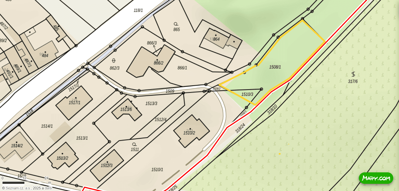 Prodej pozemku 1.062 m², Sobotovice, Jihomoravský kraj Prodej pozemku 1.062 m², Sobotovice, Jihomoravský kraj