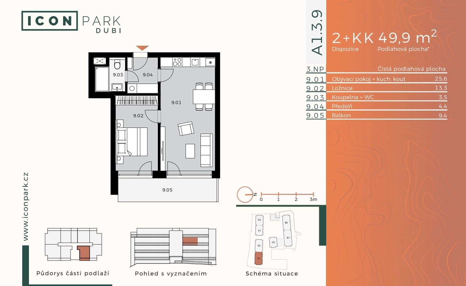 Pronájem bytu 2+kk 50 m², Ke křížku, Kladno, Středočeský kraj Pronájem bytu 2+kk 50 m², Ke křížku, Kladno, Středočeský kraj