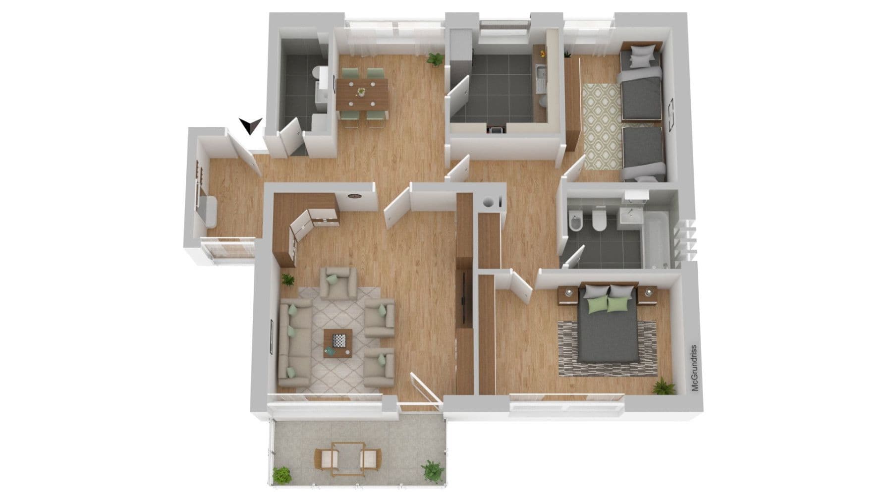 Pronájem bytu 3+kk 100 m², Regensburg-Ostenviertel, Bavorsko Pronájem bytu 3+kk 100 m², Regensburg-Ostenviertel, Bavorsko