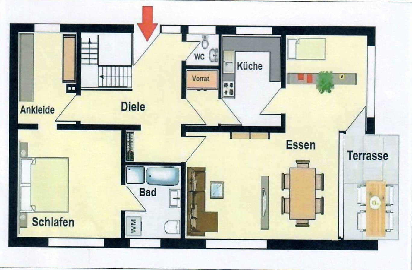 Pronájem bytu 4+1 108 m², Luisenstraße 121a, Siegburg, Severní Porýní-Vestfálsko Pronájem bytu 4+1 108 m², Luisenstraße 121a, Siegburg, Severní Porýní-Vestfálsko