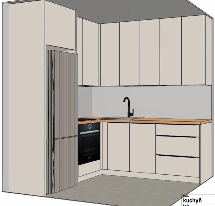 Pronájem bytu 2+kk 42 m², Zárybská, Praha, Praha Pronájem bytu 2+kk 42 m², Zárybská, Praha, Praha