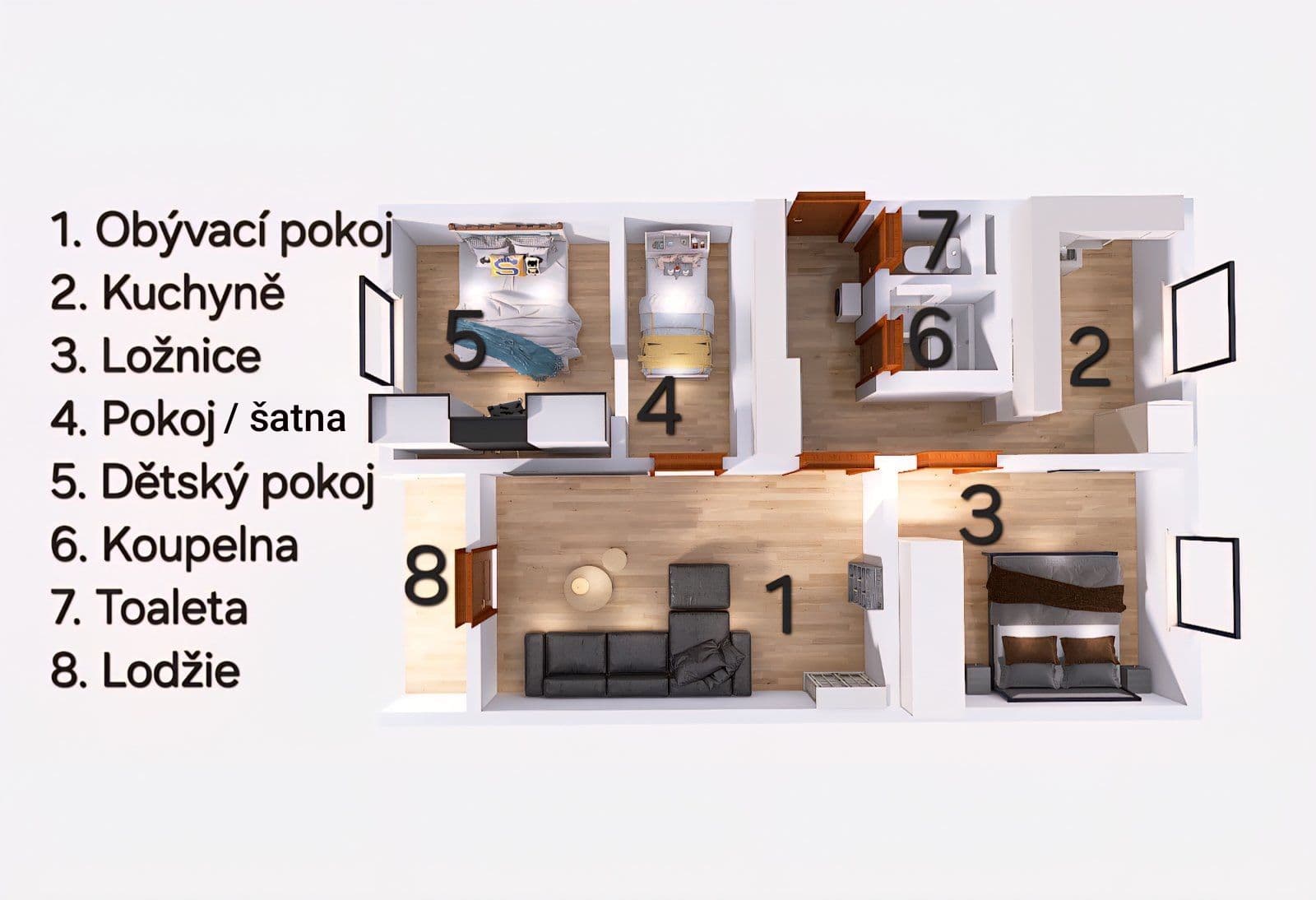 Pronájem bytu 3+1 70 m², Budovatelů, Kadaň, Ústecký kraj Pronájem bytu 3+1 70 m², Budovatelů, Kadaň, Ústecký kraj