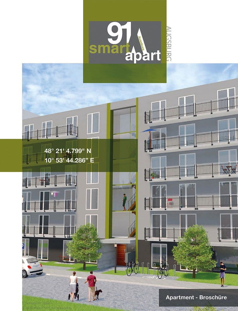 Pronájem bytu 1+1 18 m², Firnhaberstr. 12, Augsburg, Bavorsko Pronájem bytu 1+1 18 m², Firnhaberstr. 12, Augsburg, Bavorsko