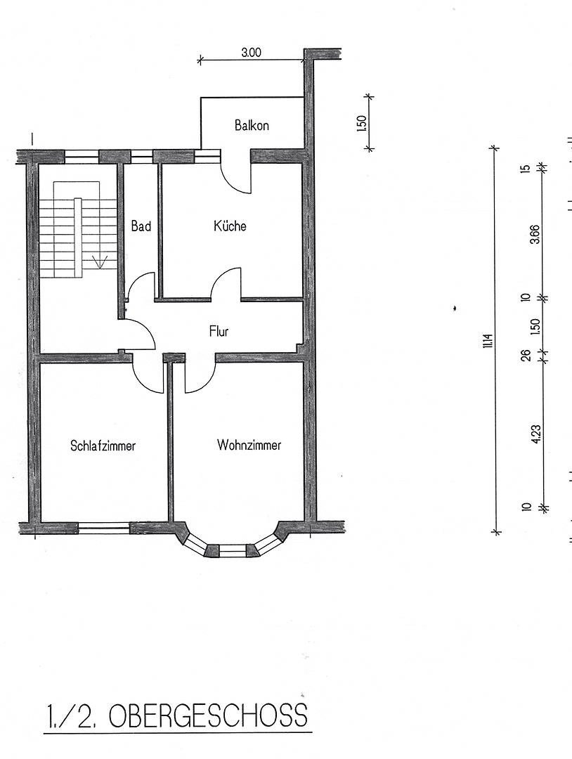 Pronájem bytu 3+1 55 m², Nohlstr. 160, Oberhausen, Severní Porýní-Vestfálsko Pronájem bytu 3+1 55 m², Nohlstr. 160, Oberhausen, Severní Porýní-Vestfálsko