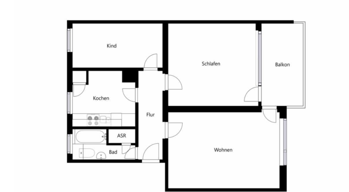 Pronájem bytu 3+1 70 m², Pinneberg, Šlesvicko-Holštýnsko Pronájem bytu 3+1 70 m², Pinneberg, Šlesvicko-Holštýnsko