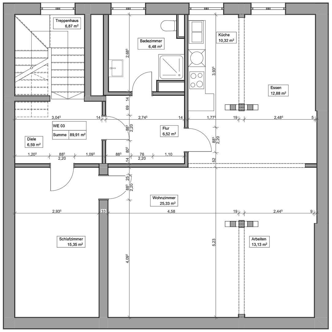 Pronájem bytu 2+1 90 m², Bernau, Braniborsko Pronájem bytu 2+1 90 m², Bernau, Braniborsko