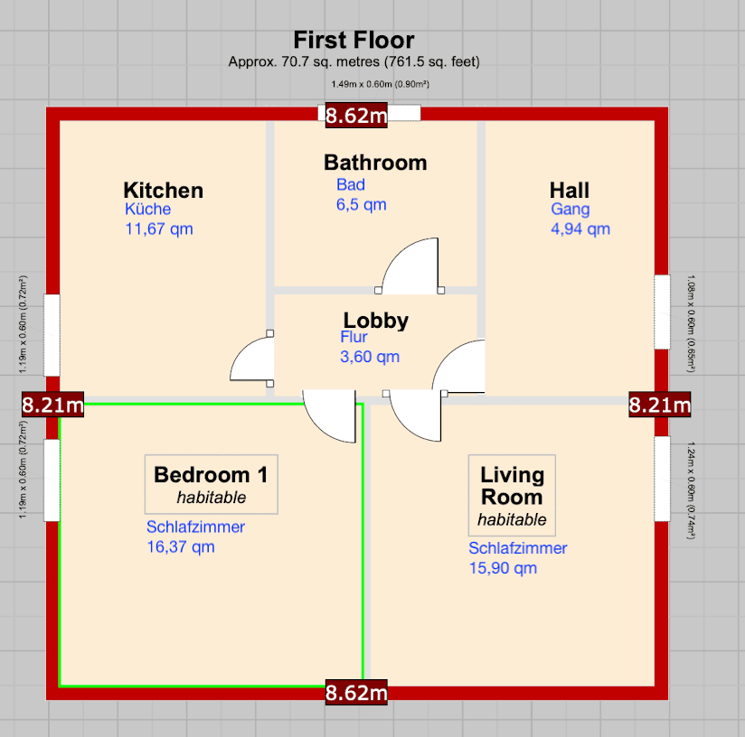 Prodej domu 118 m², pozemek 1.157 m², Ichenhausen, Bavorsko Prodej domu 118 m², pozemek 1.157 m², Ichenhausen, Bavorsko