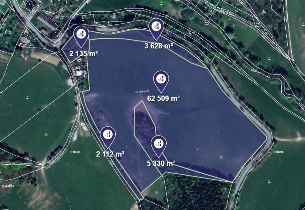 Prodej pozemku 18.929 m², Velké Losiny, Olomoucký kraj Prodej pozemku 18.929 m², Velké Losiny, Olomoucký kraj