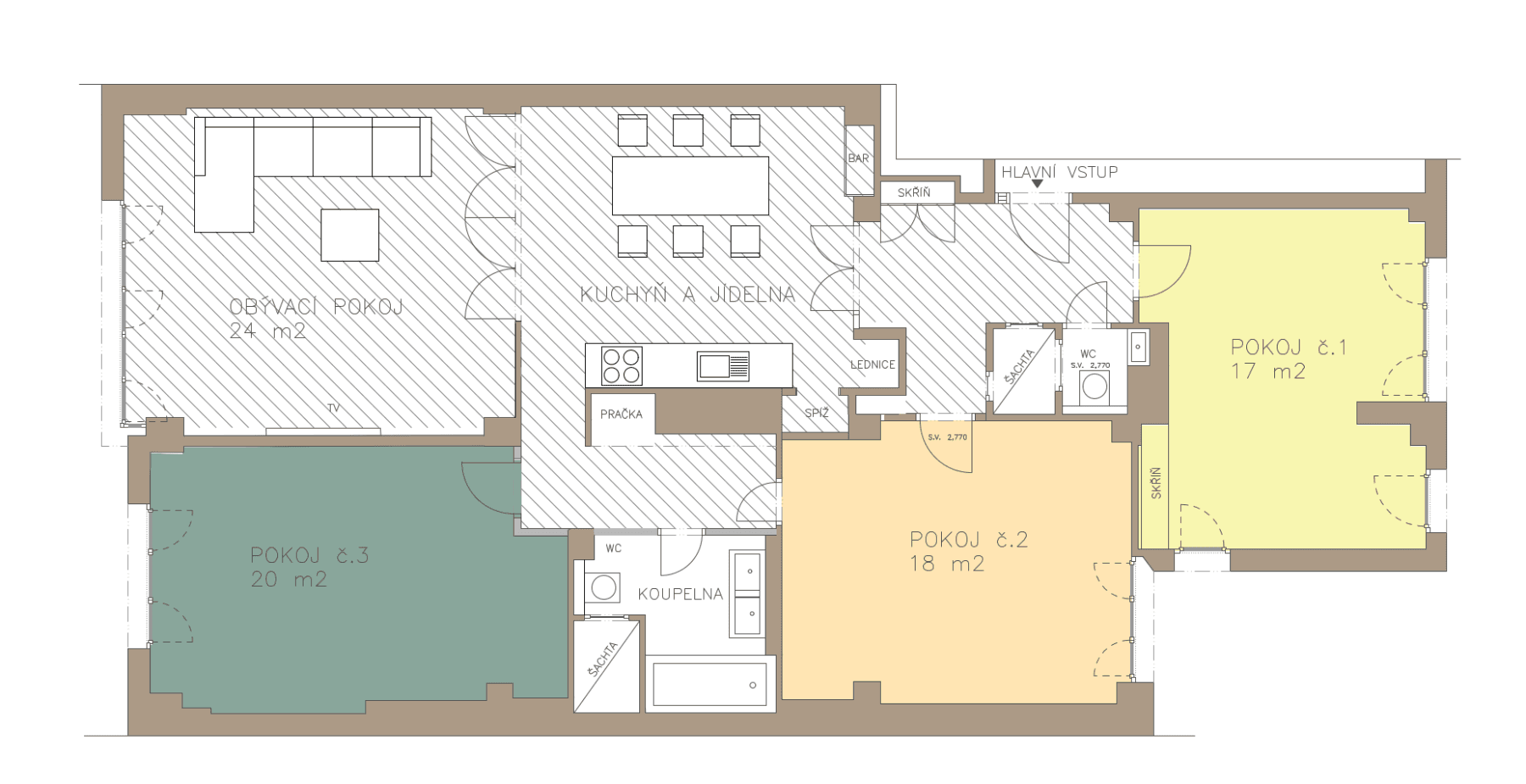Pronájem bytu 5+kk 110 m², Hálkova, Praha, Praha Pronájem bytu 5+kk 110 m², Hálkova, Praha, Praha