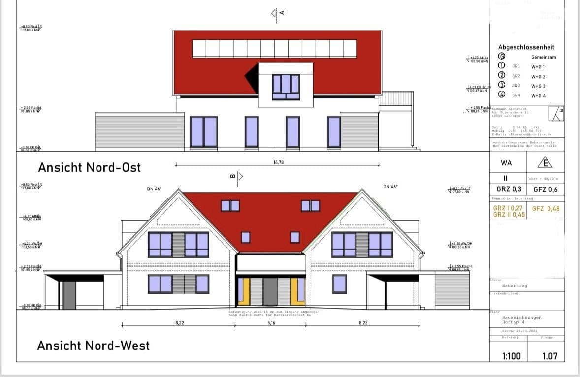 Prodej bytu 4+1 111 m², Menkenweg 15b, Melle, Dolní Sasko Prodej bytu 4+1 111 m², Menkenweg 15b, Melle, Dolní Sasko