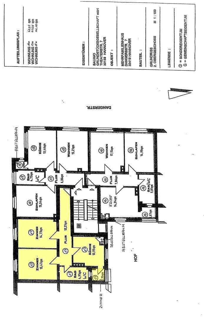 Prodej bytu 2+1 61 m², Hannover, Dolní Sasko Prodej bytu 2+1 61 m², Hannover, Dolní Sasko