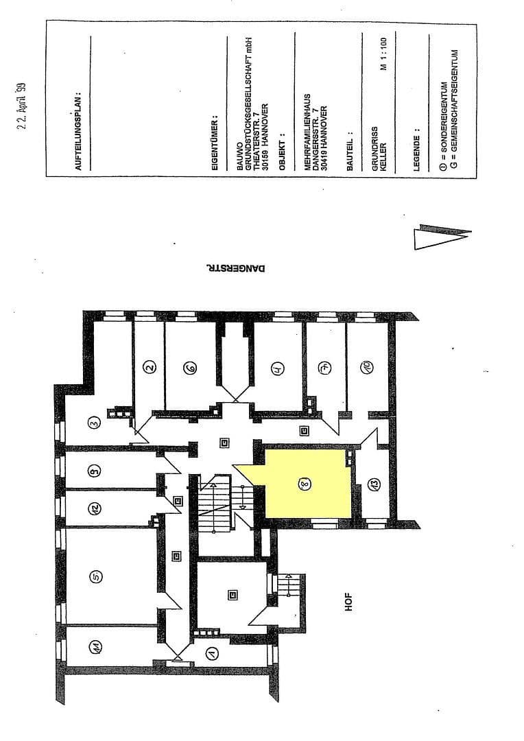 Prodej bytu 2+1 61 m², Hannover, Dolní Sasko Prodej bytu 2+1 61 m², Hannover, Dolní Sasko