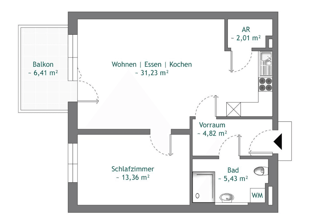 Pronájem bytu 2+1 57 m², Fassbinderstrasse 8, Neumarkt am Wallersee, Salcbursko Pronájem bytu 2+1 57 m², Fassbinderstrasse 8, Neumarkt am Wallersee, Salcbursko