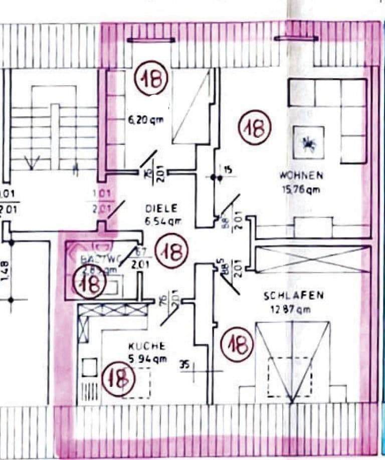 Prodej bytu 3+kk 51 m², Herne, Severní Porýní-Vestfálsko Prodej bytu 3+kk 51 m², Herne, Severní Porýní-Vestfálsko