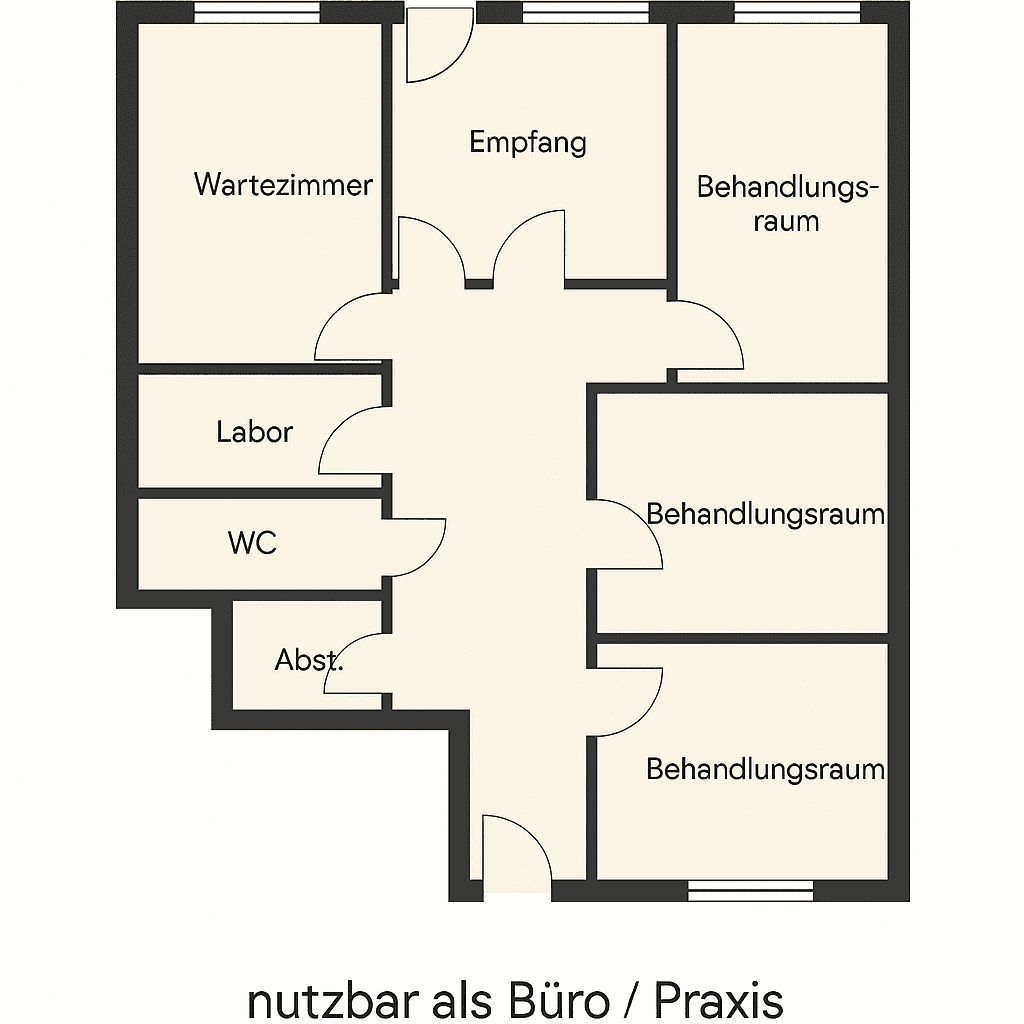 Pronájem kanceláře 200 m², Salzstrasse 34, Naumburg (Saale), Sasko-Anhaltsko Pronájem kanceláře 200 m², Salzstrasse 34, Naumburg (Saale), Sasko-Anhaltsko
