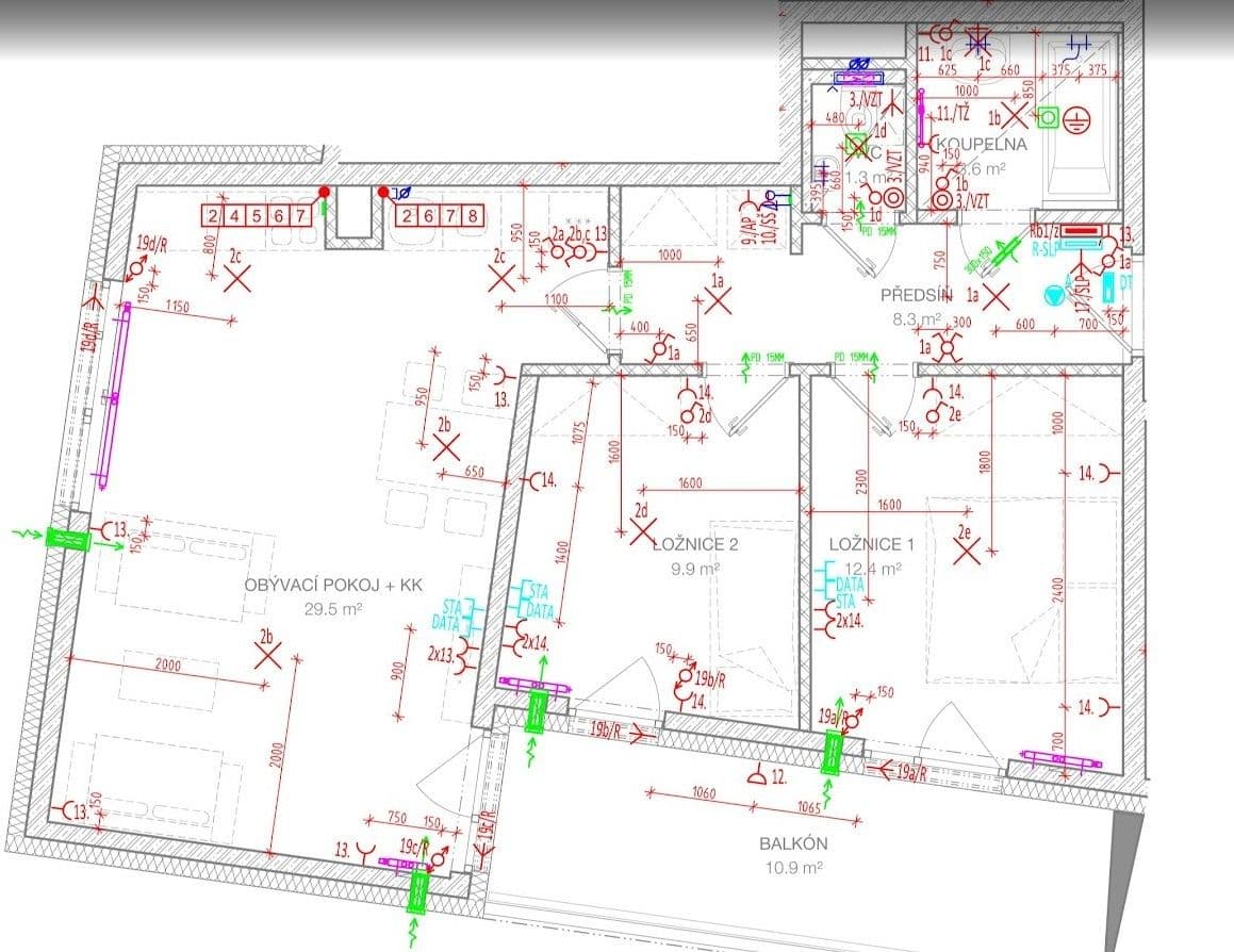 Prodej bytu 3+kk 69 m², Novotného, Praha, Praha Prodej bytu 3+kk 69 m², Novotného, Praha, Praha
