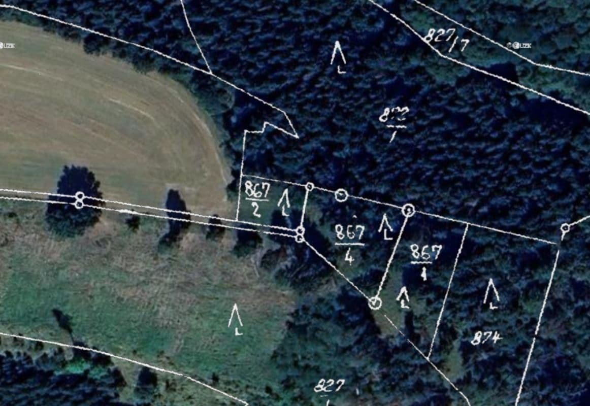 Prodej pozemku 510 m², Police, Kraj Vysočina Prodej pozemku 510 m², Police, Kraj Vysočina