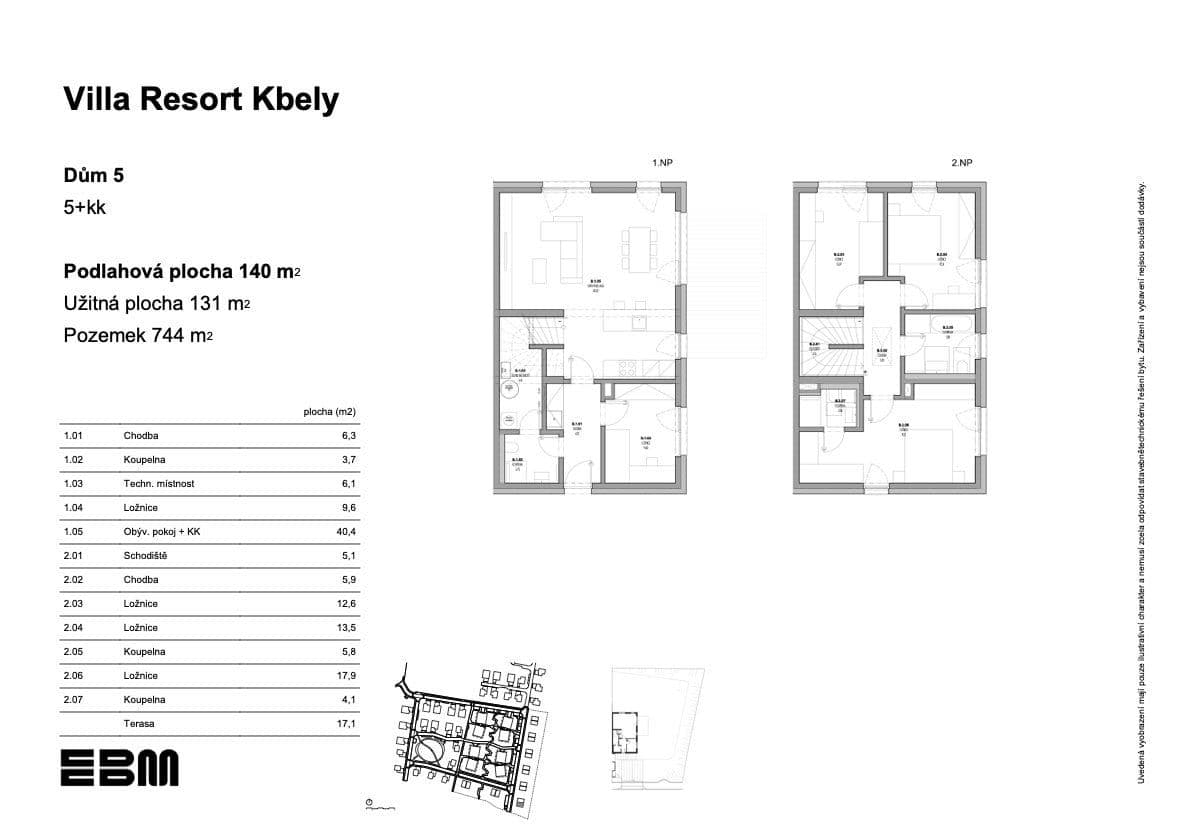 Prodej domu 131 m², pozemek 744 m², K Vinoři, Praha, Praha Prodej domu 131 m², pozemek 744 m², K Vinoři, Praha, Praha