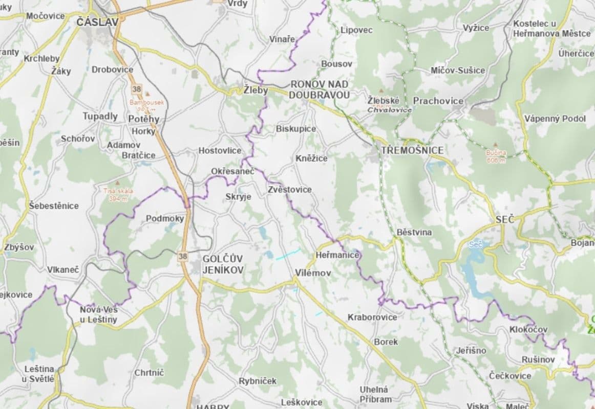 Prodej pozemku 28.314 m², Vilémov, Kraj Vysočina Prodej pozemku 28.314 m², Vilémov, Kraj Vysočina