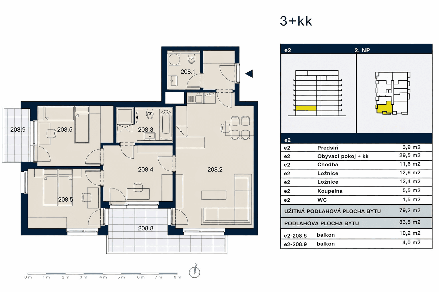 Prodej bytu 3+kk 98 m², Zvěřinova, Praha, Praha Prodej bytu 3+kk 98 m², Zvěřinova, Praha, Praha