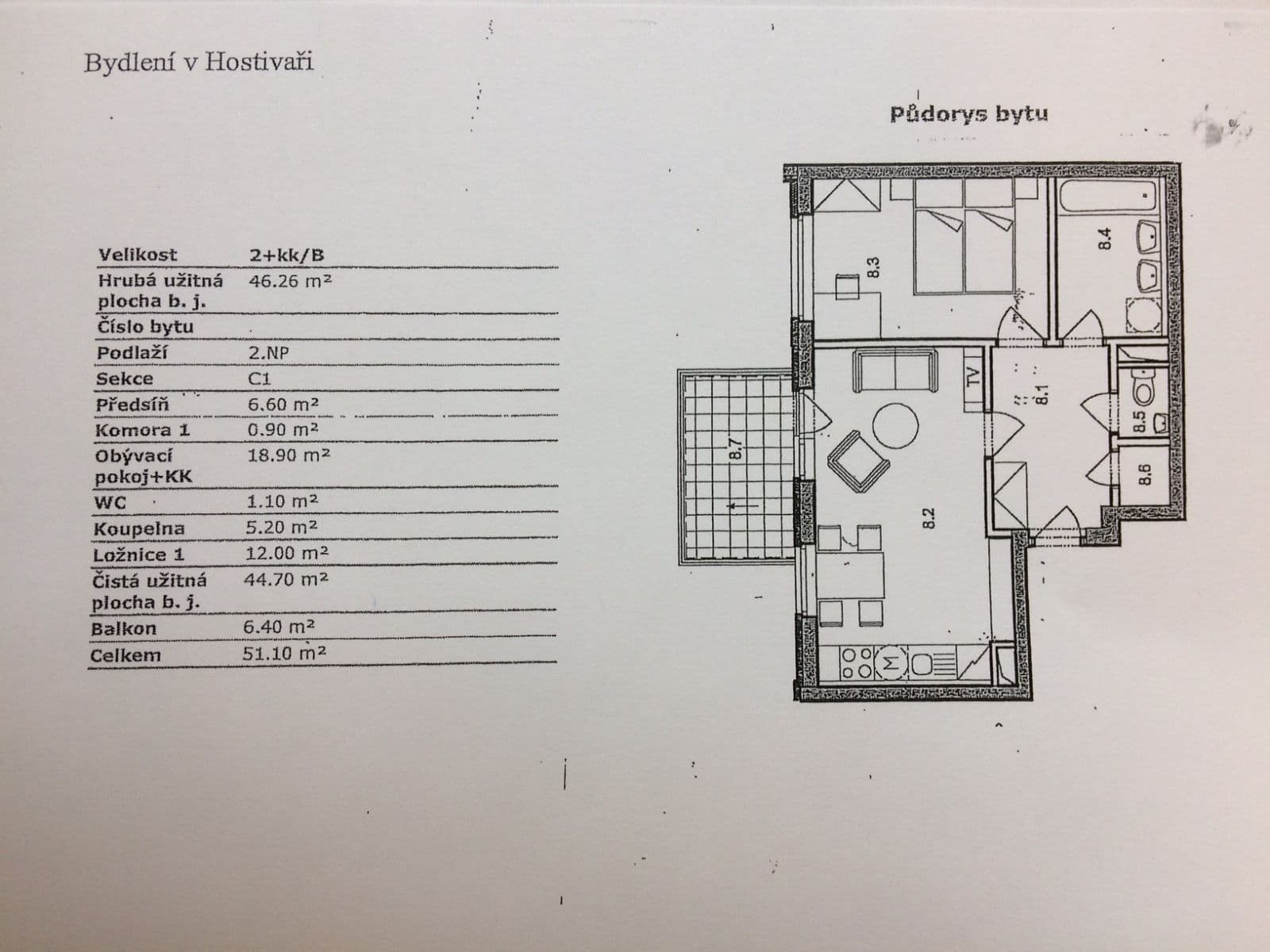 Pronájem bytu 2+kk 45 m², Rychtáře Petříka, Praha, Praha Pronájem bytu 2+kk 45 m², Rychtáře Petříka, Praha, Praha