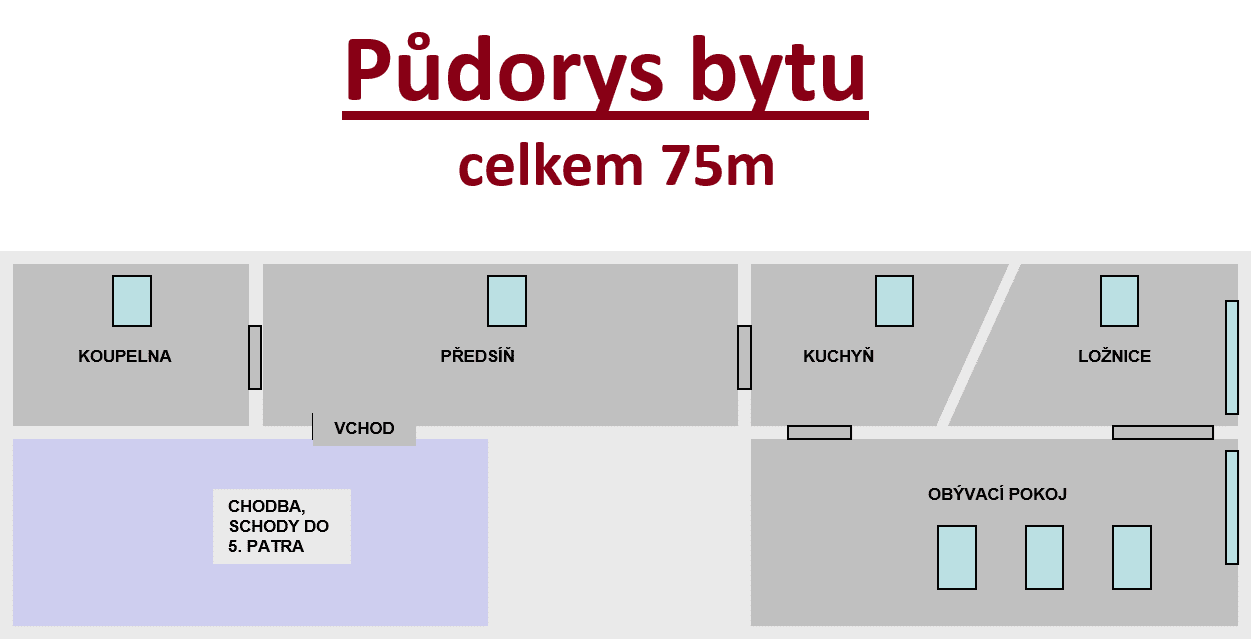 Prodej bytu 2+1 75 m², Lipnická, Praha, Praha Prodej bytu 2+1 75 m², Lipnická, Praha, Praha