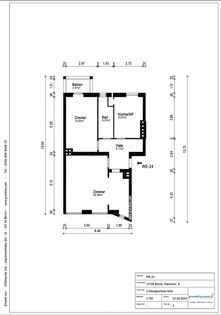 Prodej bytu 2+kk 69 m², Berlin, Berlín Prodej bytu 2+kk 69 m², Berlin, Berlín