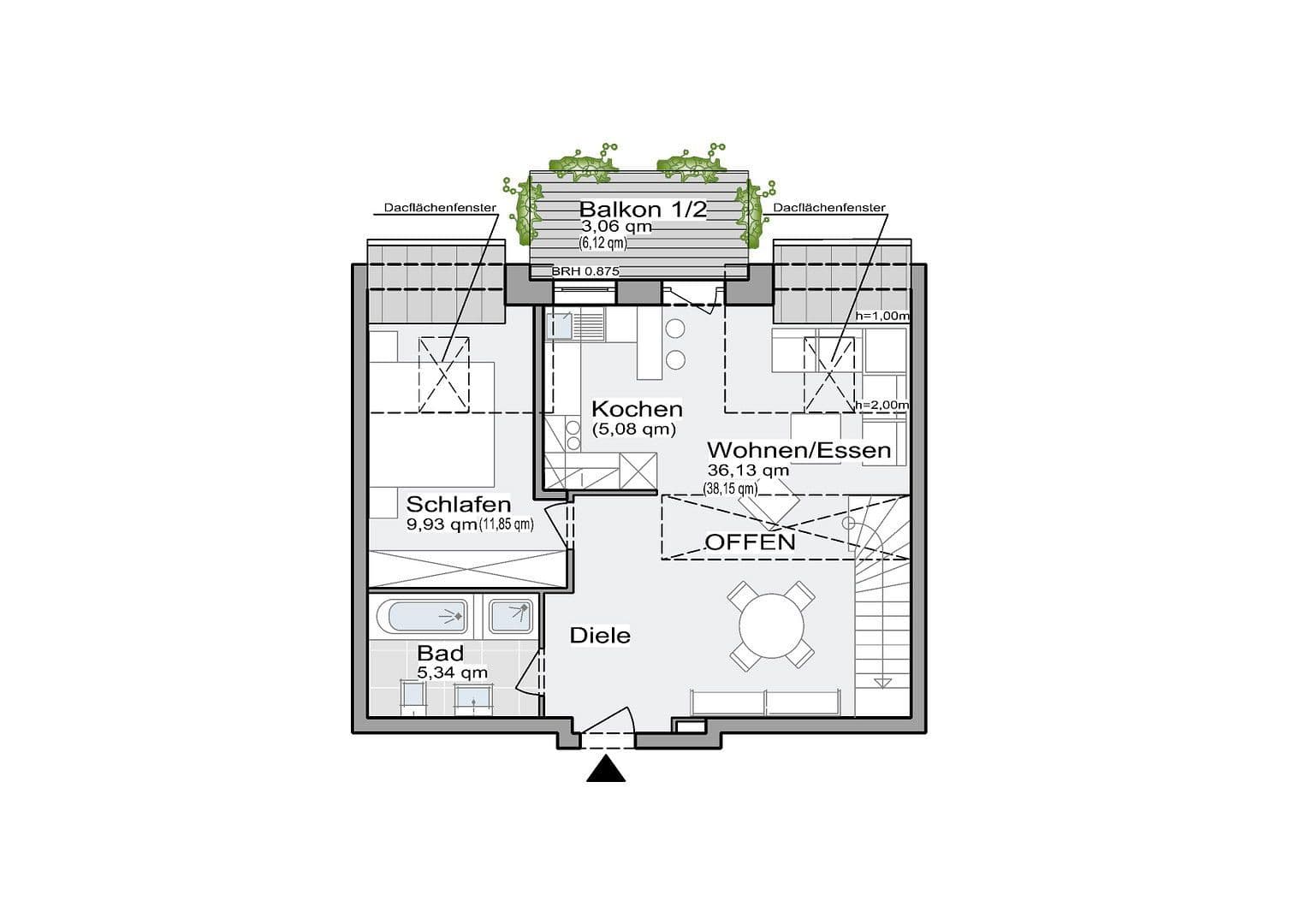 Pronájem bytu 3+kk 76 m², Holzweg 76, Dinslaken, Severní Porýní-Vestfálsko Pronájem bytu 3+kk 76 m², Holzweg 76, Dinslaken, Severní Porýní-Vestfálsko
