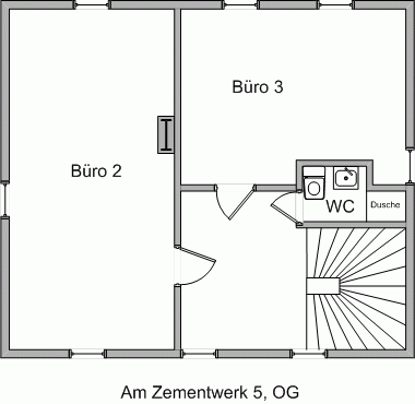 Pronájem kanceláře 39 m², Am Zementwerk 5, Jena, Durynsko Pronájem kanceláře 39 m², Am Zementwerk 5, Jena, Durynsko