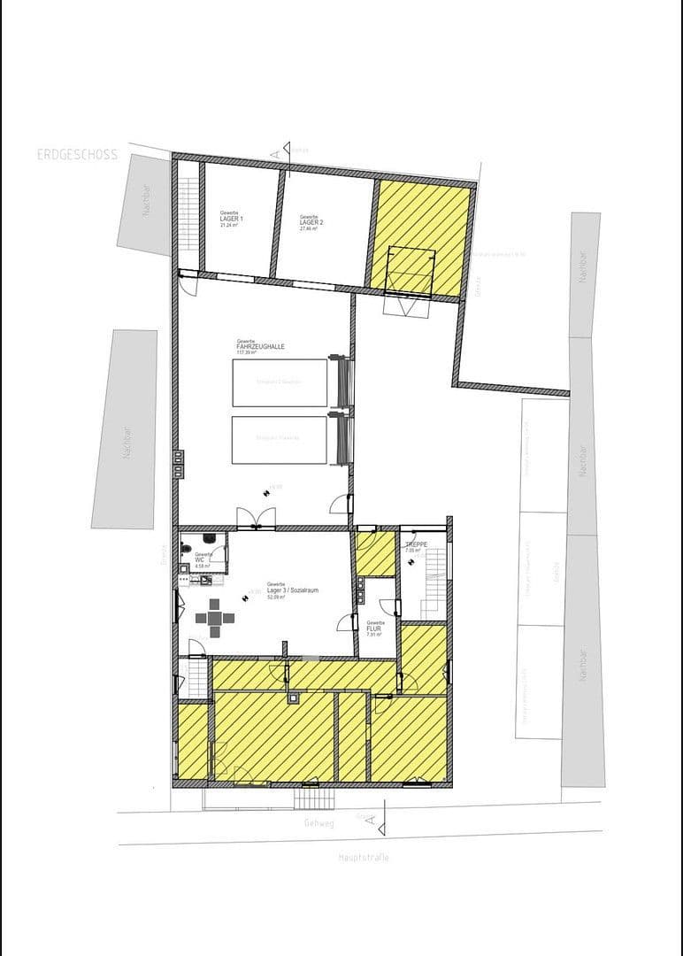 Pronájem nebytového prostoru 250 m², Schöllkrippen, Bavorsko Pronájem nebytového prostoru 250 m², Schöllkrippen, Bavorsko