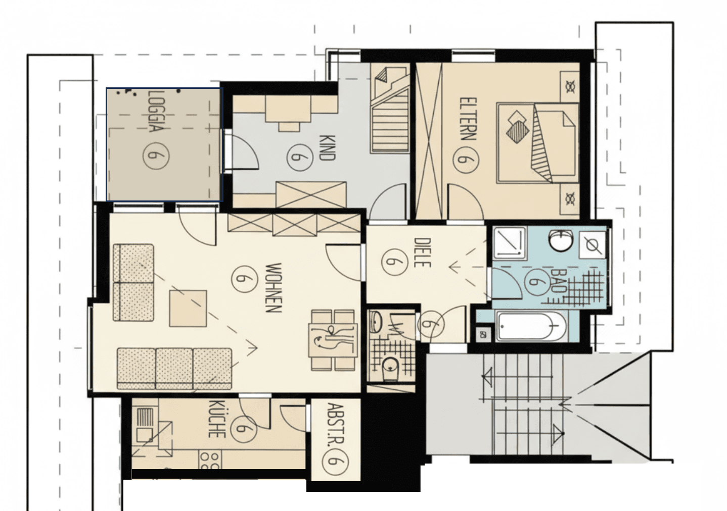 Prodej bytu 3+1 67 m², Wüstenrot, Bádensko-Württembersko Prodej bytu 3+1 67 m², Wüstenrot, Bádensko-Württembersko