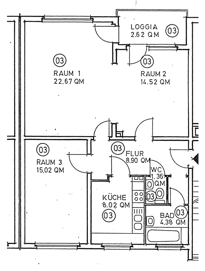 Prodej bytu 3+1 78 m², Heinrich-Heine-Straße 27, Offenbach, Hessen Prodej bytu 3+1 78 m², Heinrich-Heine-Straße 27, Offenbach, Hessen