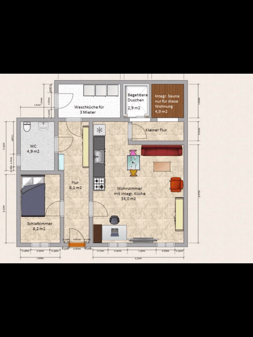 Pronájem bytu 2+1 65 m², Weinheim, Bádensko-Württembersko Pronájem bytu 2+1 65 m², Weinheim, Bádensko-Württembersko