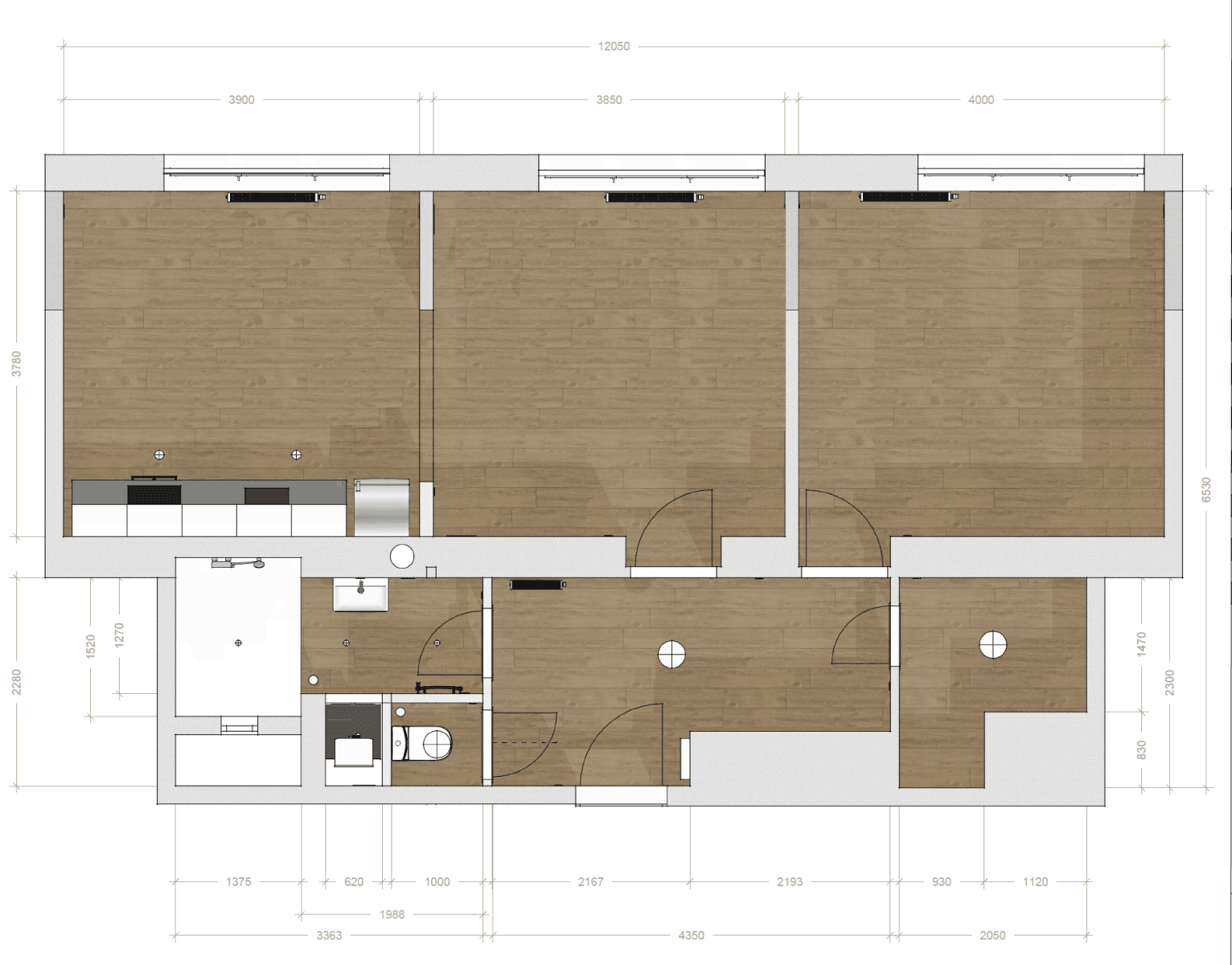 Pronájem bytu 2+1 63 m², Jugoslávských partyzánů, Praha, Praha Pronájem bytu 2+1 63 m², Jugoslávských partyzánů, Praha, Praha