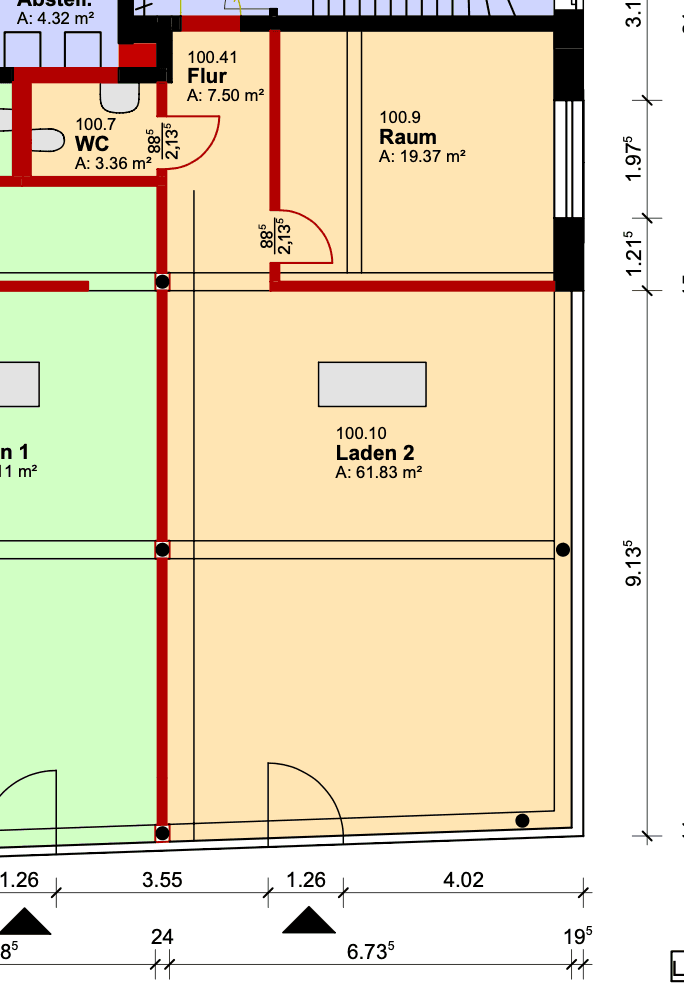 Pronájem nebytového prostoru 92 m², Hauptstraße 3-5, Recke, Severní Porýní-Vestfálsko Pronájem nebytového prostoru 92 m², Hauptstraße 3-5, Recke, Severní Porýní-Vestfálsko