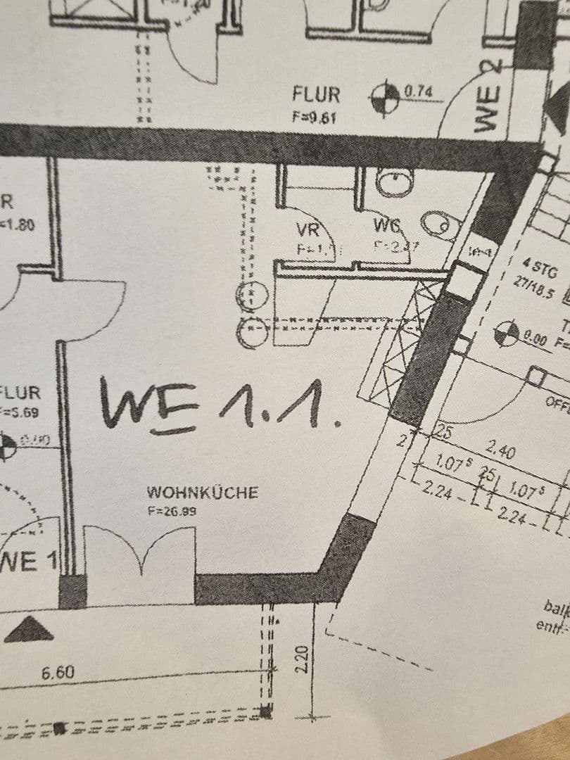 Pronájem bytu 1+1 33 m², Landau, Porýní-Falc Pronájem bytu 1+1 33 m², Landau, Porýní-Falc