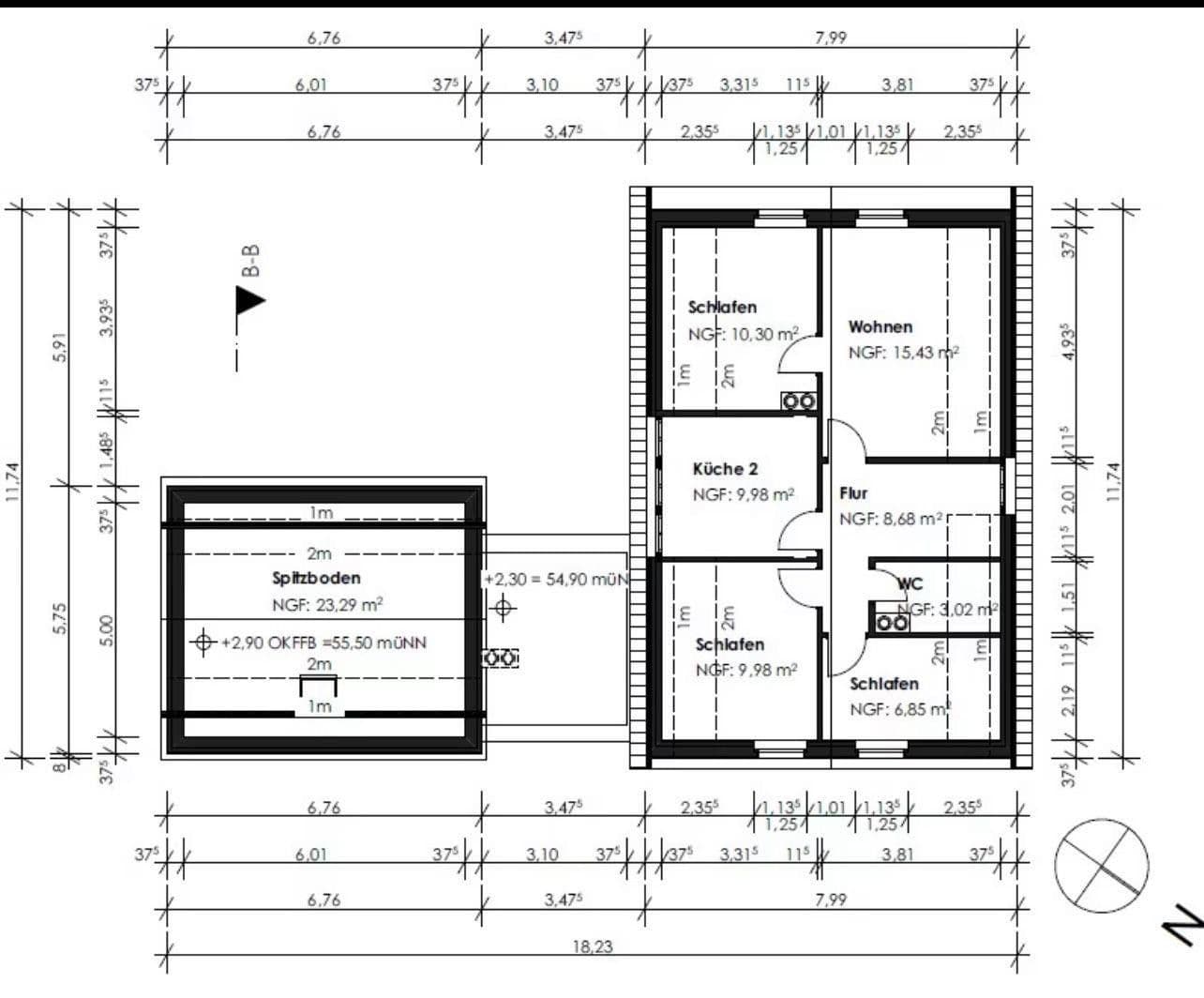 Prodej domu 200 m², pozemek 913 m², Gifhorn, Dolní Sasko Prodej domu 200 m², pozemek 913 m², Gifhorn, Dolní Sasko