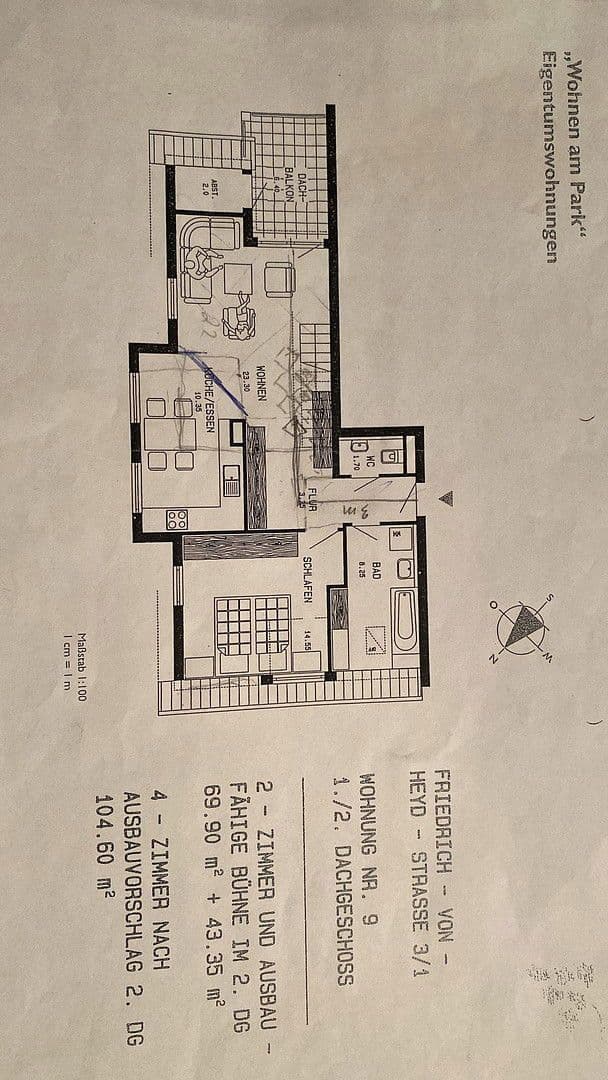 Prodej bytu 4+1 94 m², Friedrich-von-Heyd-Strasse, Weinsberg, Bádensko-Württembersko Prodej bytu 4+1 94 m², Friedrich-von-Heyd-Strasse, Weinsberg, Bádensko-Württembersko